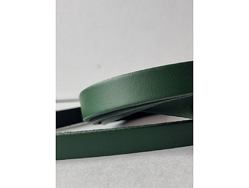 Deep Green - Real Leather Dog Lead - 110cm